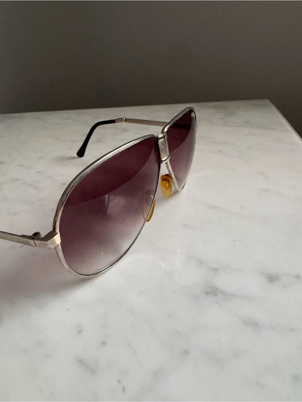 Vintage Ferrari Folding Aviator Sunglasses